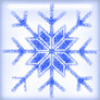 Pretty Blue Snowflake Avatar FTU