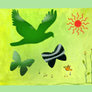 Bird and Butterflies Spring Avatar FTU