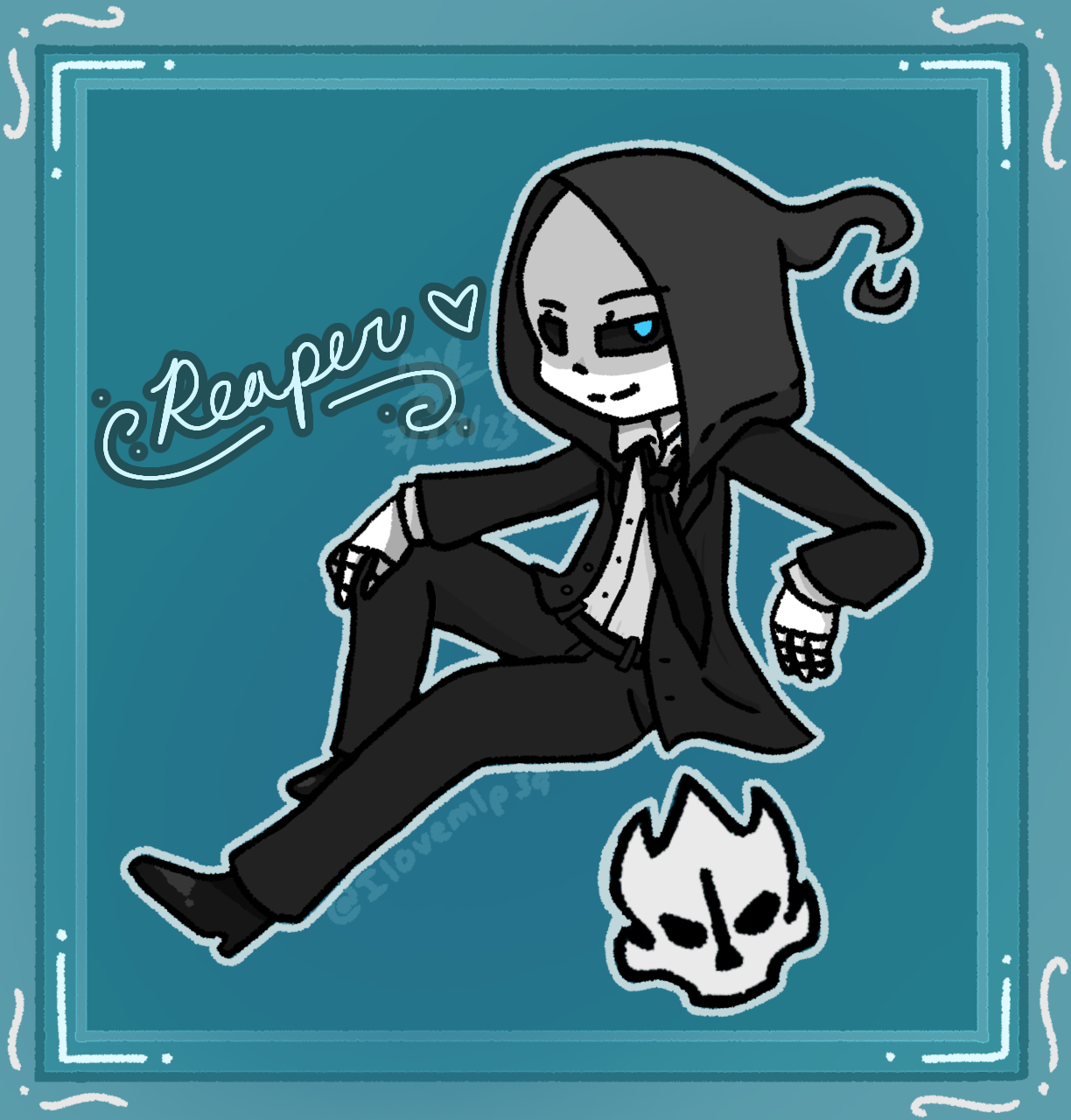 Reaper Sans/ Fanart by HiroCreator on DeviantArt