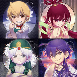 Magi: Chibi Stickers 1/2