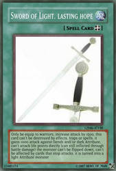 YGO Card. Sword of light
