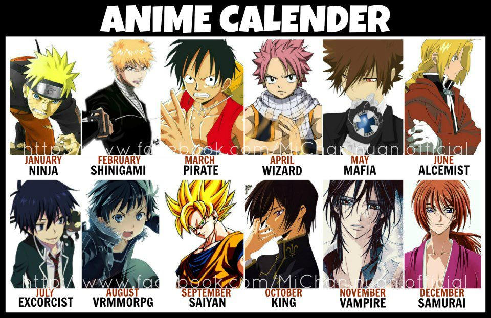 Calendario Semana del Anime - Primavera 2017 by Genso-x on DeviantArt