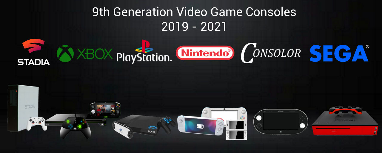 9th Generation Video Game Consoles by DallasLeeLong on DeviantArt