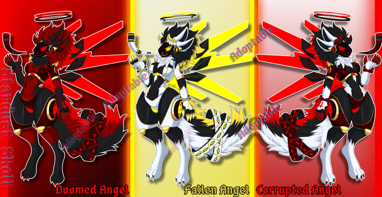 Fallen Angel-Protogen-Adoptable by StardustSkoll on DeviantArt