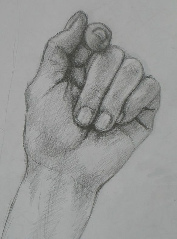 Charcoal Drawing - Hand by Mathstarqueen on DeviantArt