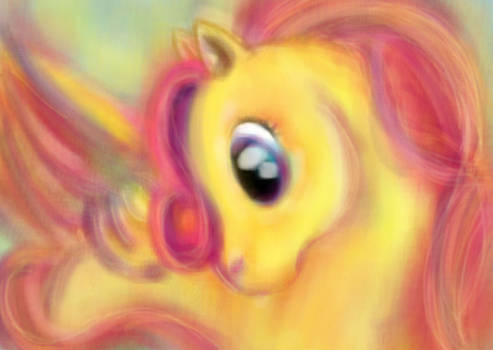 first version of fluttershy