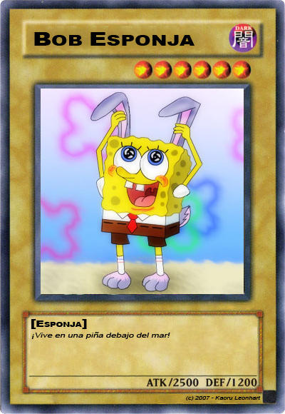 juego de cartas bob esponja