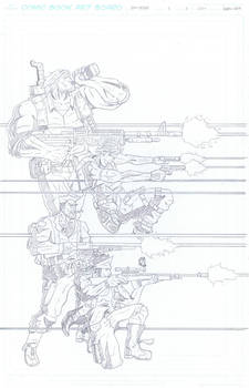 Team Stryker Mission 006 Cover Pencils