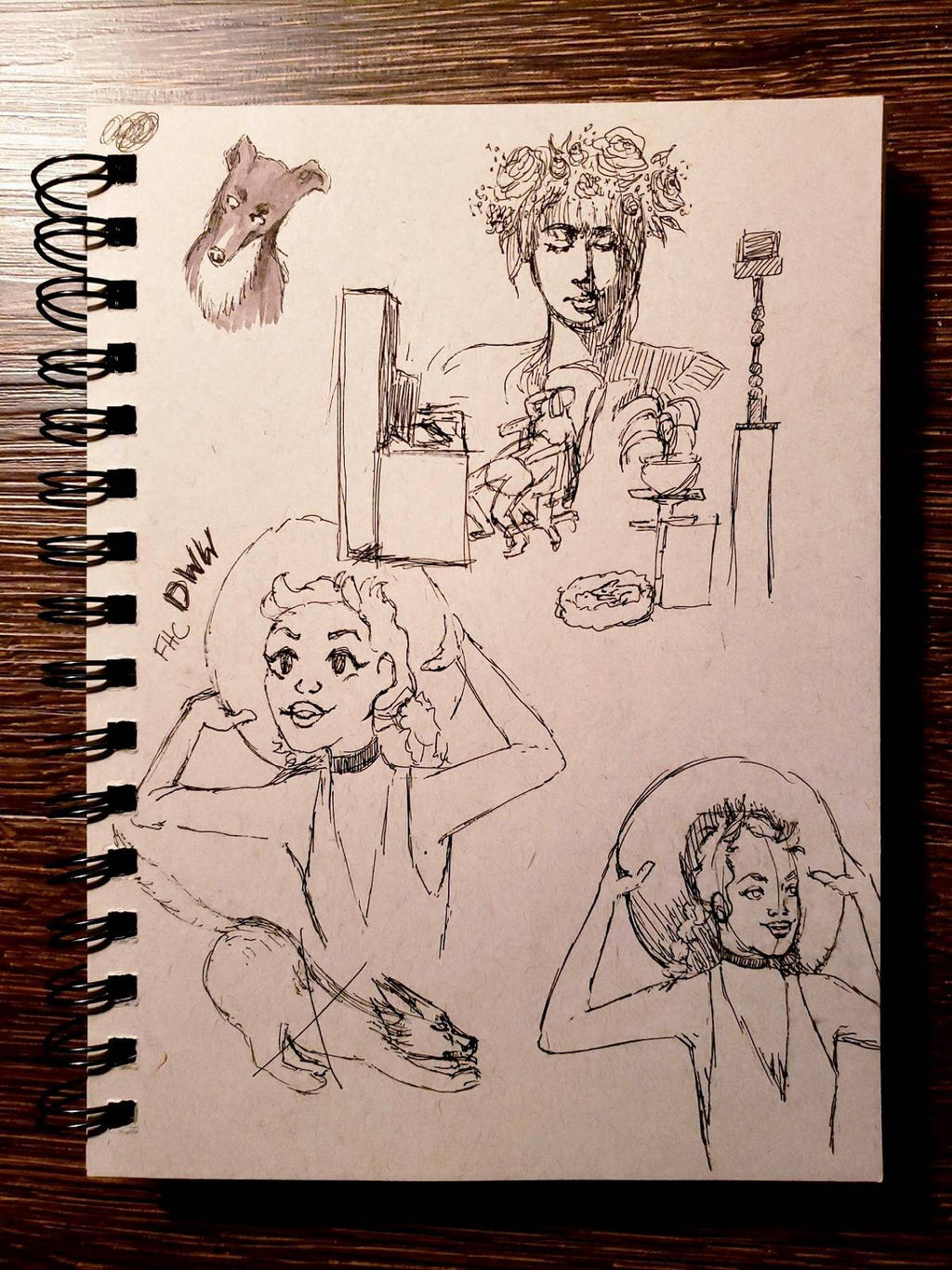 2018-2019 Toned Gray Sketchbook Page 7 by AmandaYauch on DeviantArt