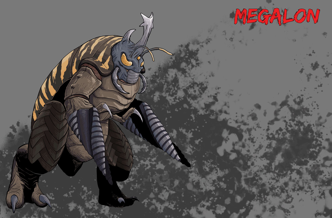 Megalon Rapper Megalon-Redesign by Erroseart on DeviantArt