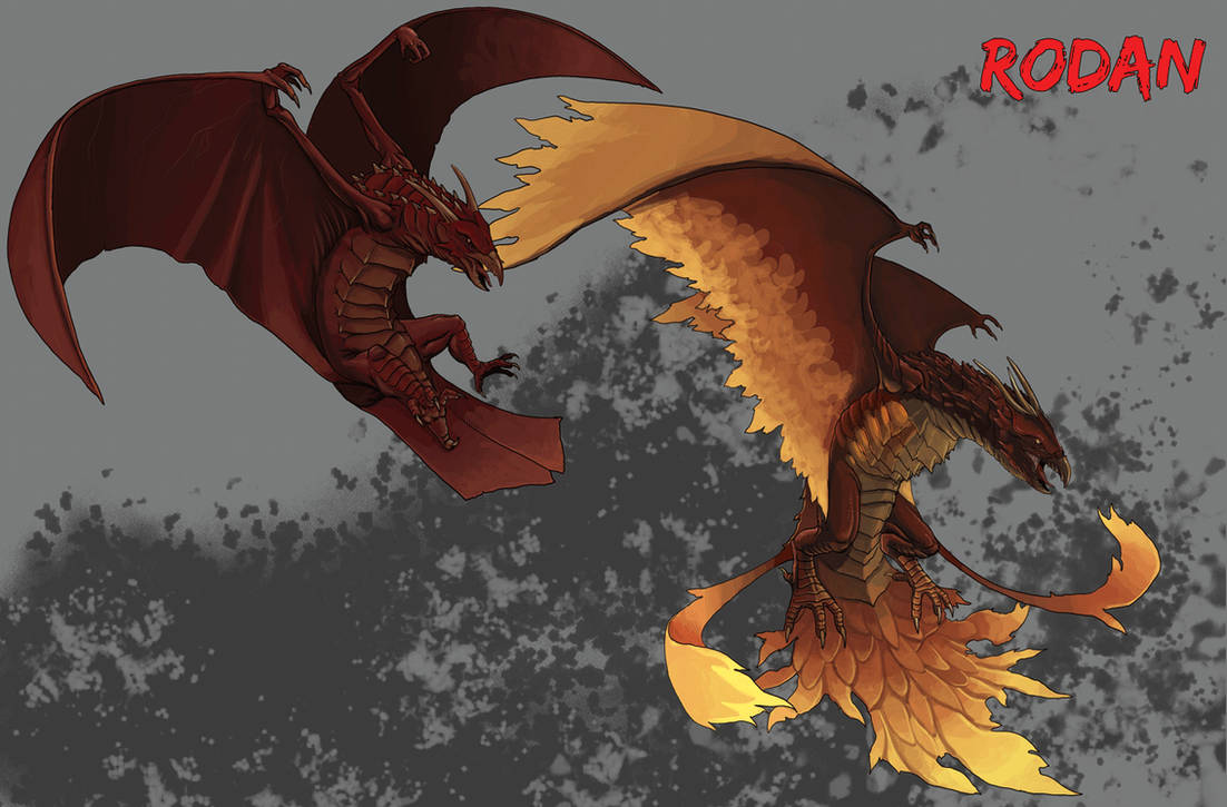 Rodan-Redesign by Erroseart on DeviantArt