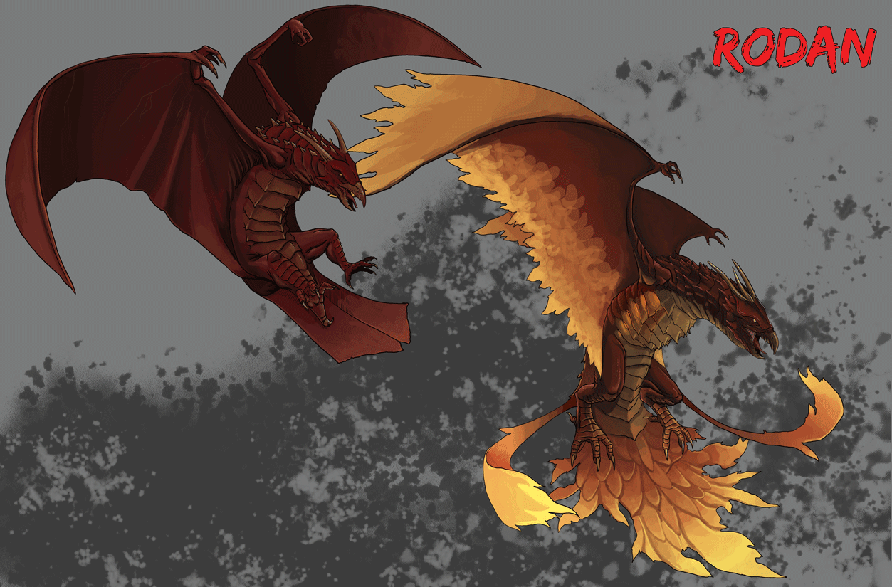 Rodan-Redesign by Erroseart on DeviantArt