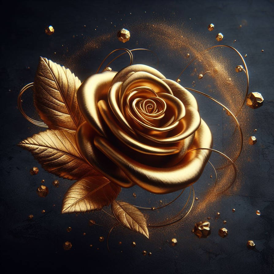 Goldeden Rose Golden Rose by Freddup97 on DeviantArt