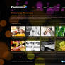 Photography services website PSD template design