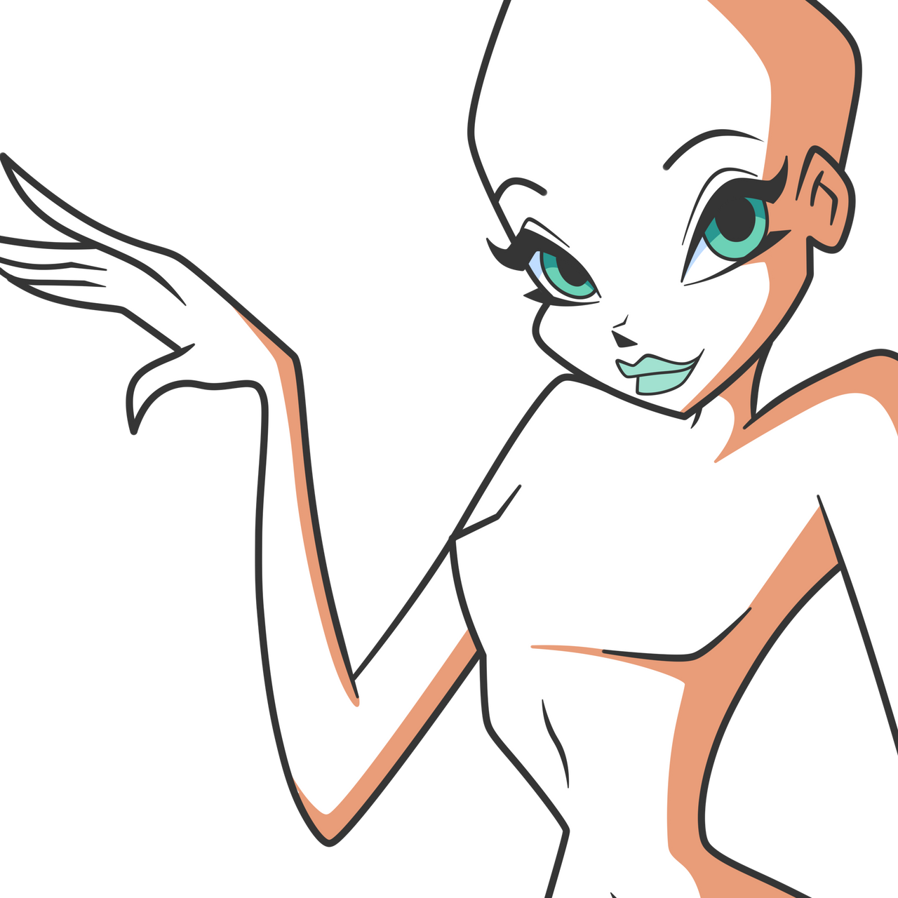 Winx Character Base Winx club bases by FrozusArtstation on DeviantArt