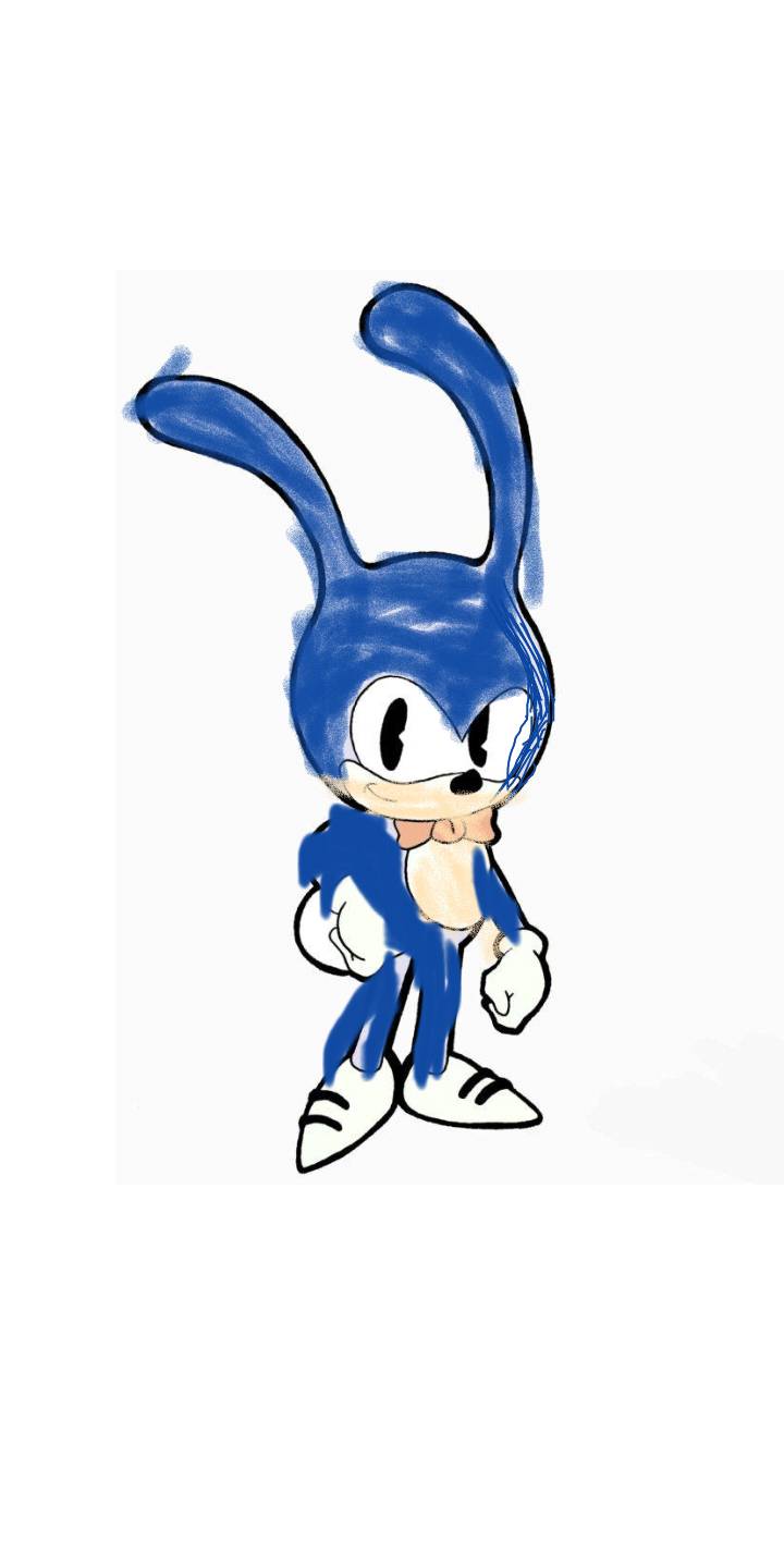 sonic the rabbit by ChilliDawgHog on DeviantArt