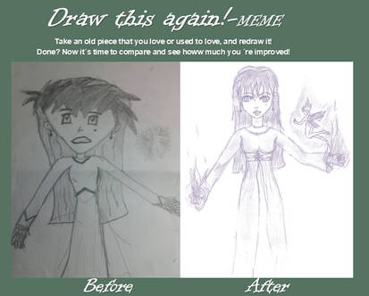 Magicgirl (draw it again-meme)