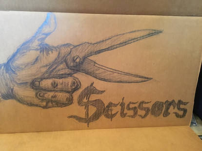 Giant Cardboard Scissors by Whoo-Said-That.deviantart.com on @DeviantArt