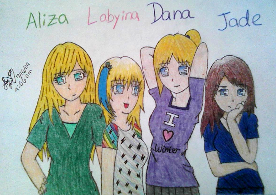 Aliza, Labyina, Dana and Jade