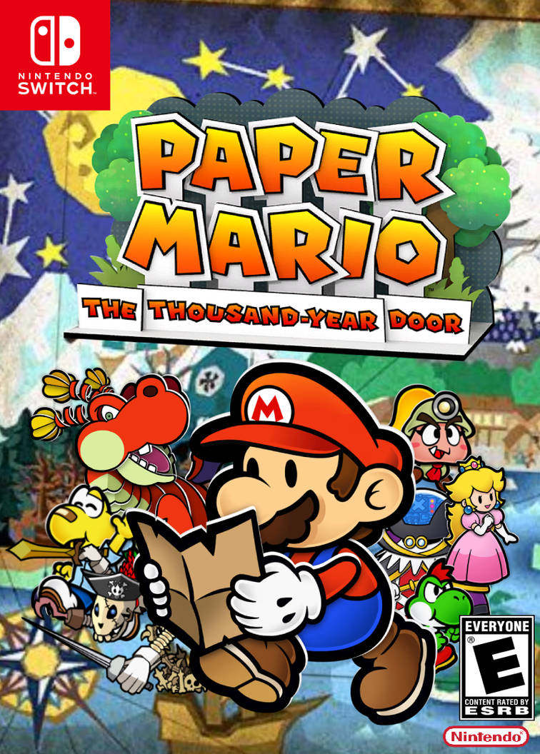 Switch Paper Paper Mario TTYD Custom Nintendo Switch Cover by klaskyTv on DeviantArt