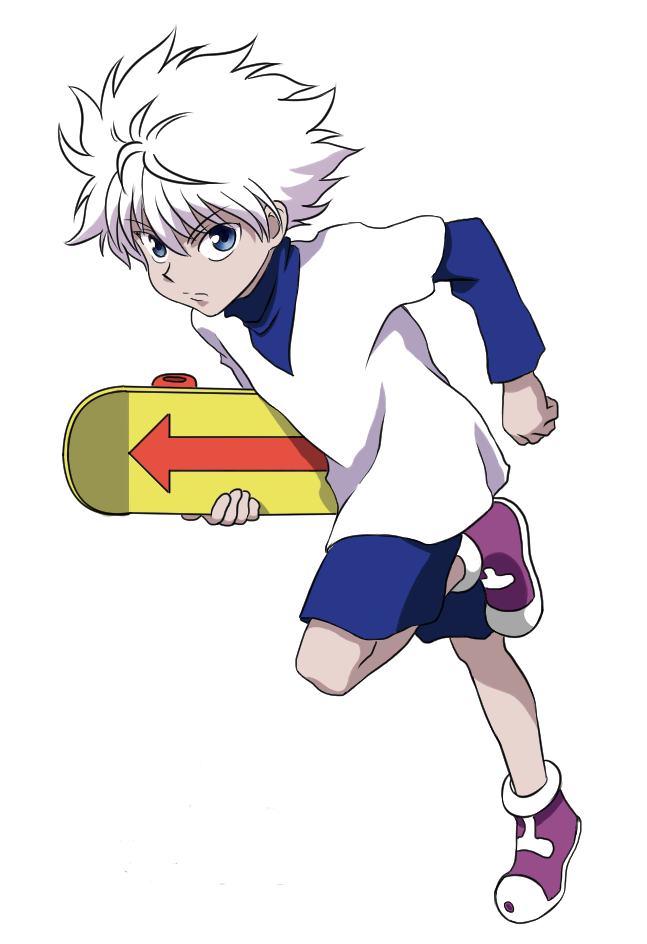 Killua lineart coloured~