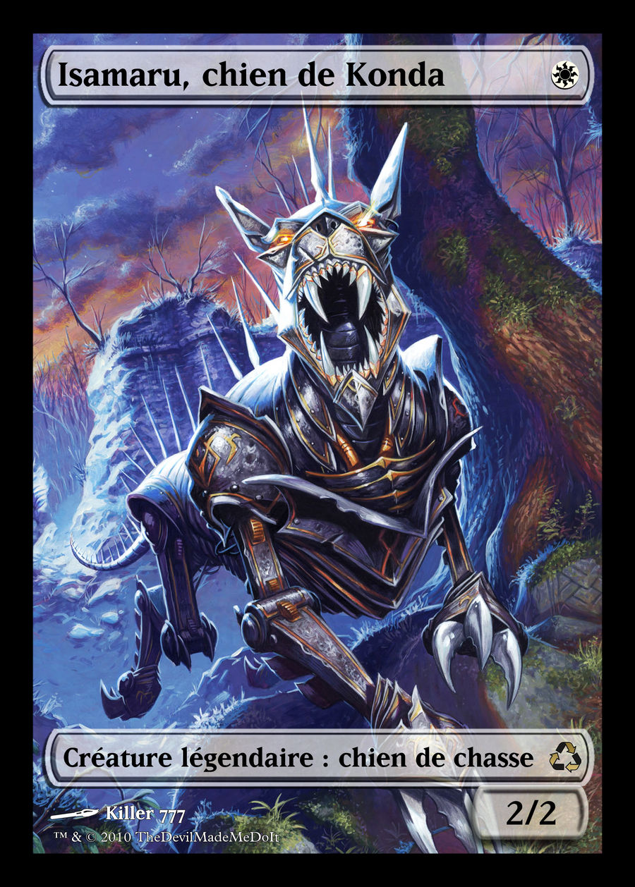 MTG : Isamaru by Hyperespace on DeviantArt