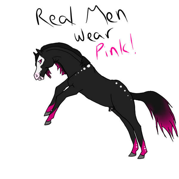 only real men wear pink!