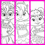 Chipettes Chipwrecked Coloring