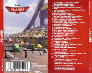 Planes (2013) Original Soundtrack (Back)