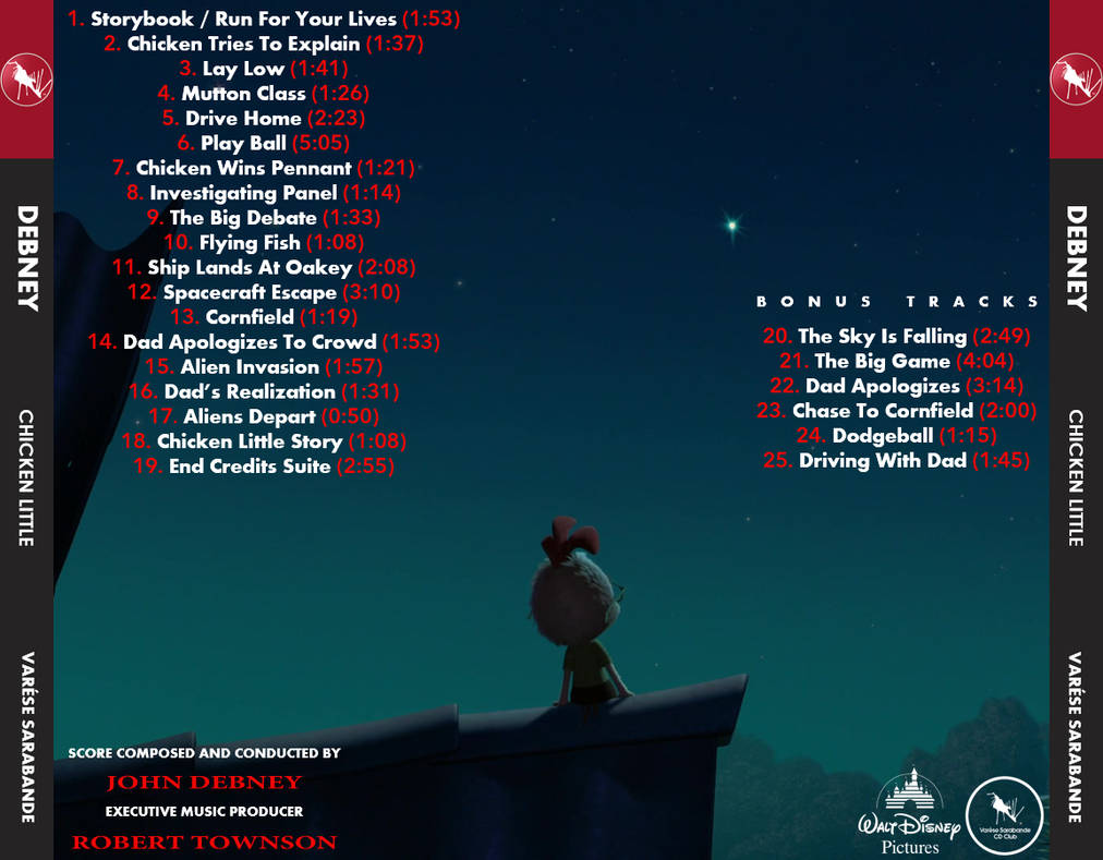 Chicken Little: Original Score (Deluxe) (Back) by kidsfan on DeviantArt