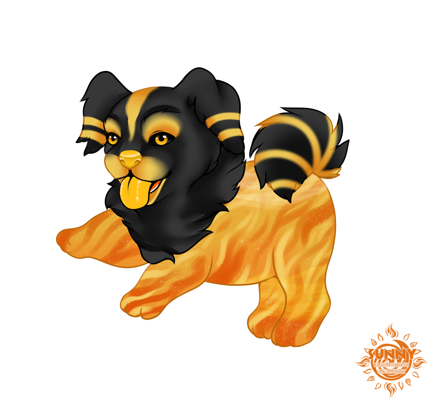 Fluffy Firedog - HONEY BEE - CLOSED