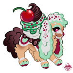 Cherry Blast - MASCOT - CREAMBUN by celestialsunberry