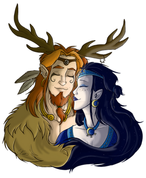 Cernunnos and Cerridwen