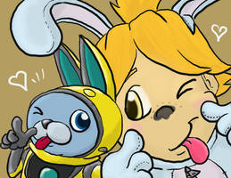 USApyon and Captain Blue Junior