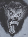 Day 17:  Werewolf by xabigal-eyesx