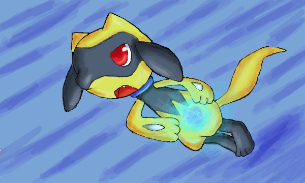 Shiny Riolu - Aura Sphere