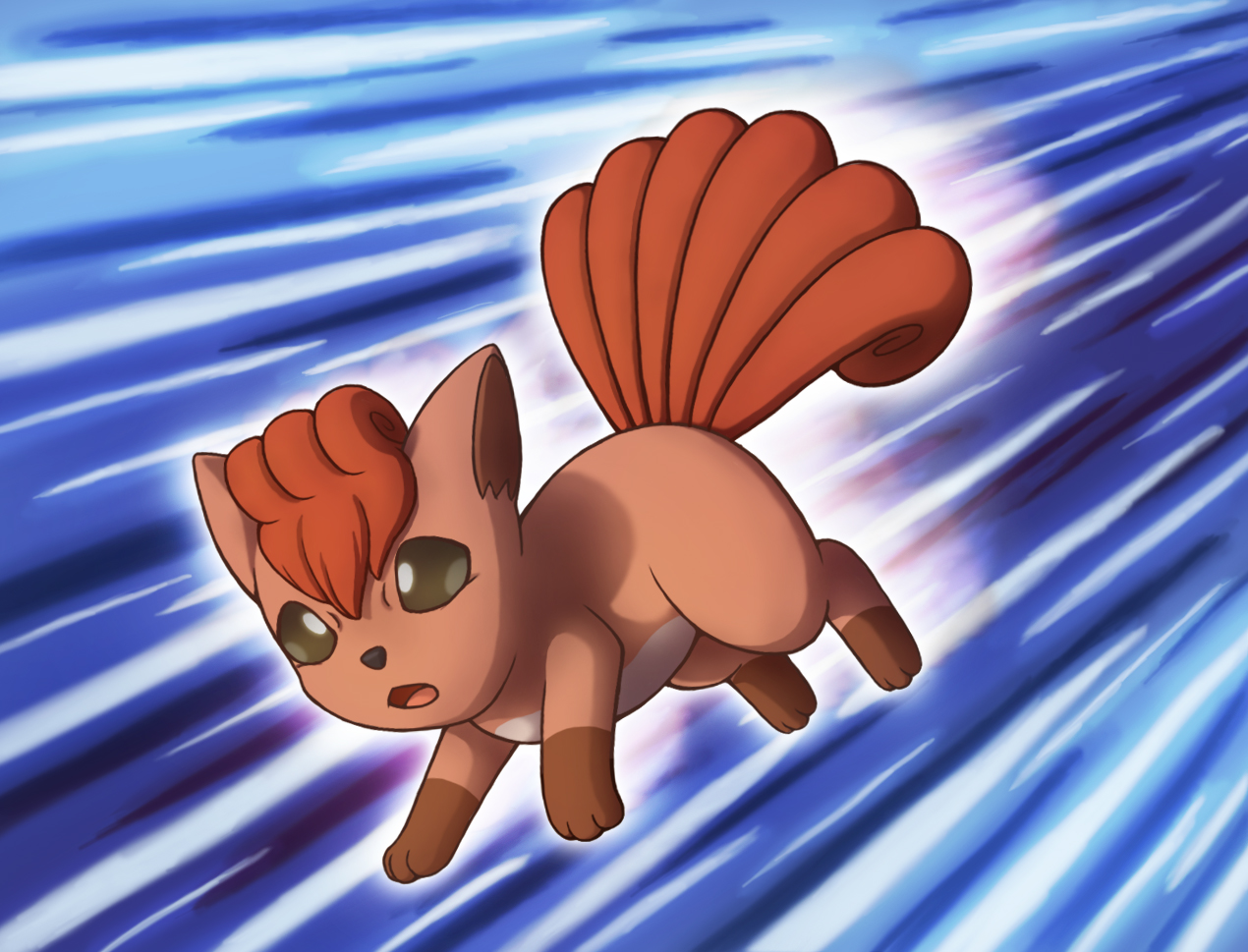 037 Vulpix - Quick Attack by SillyFoe on DeviantArt