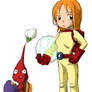 Cp. Nami and her Pikmin friend
