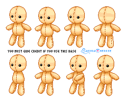 Plushie base by SakuraCherrie