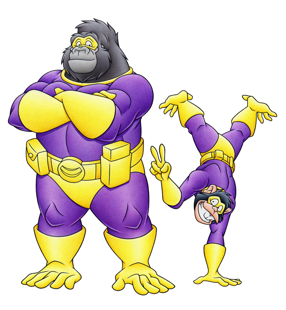 Commission: Simian Superheroes