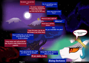 MLP: FIM Rising Darkness Page 4 and 5