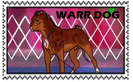 Warr dog stamp