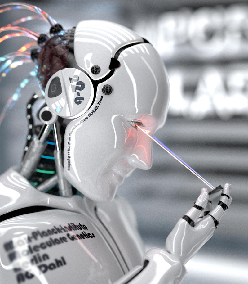 Robot ChipReader by Bergie81