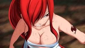 Erza Commission 33 Coloring