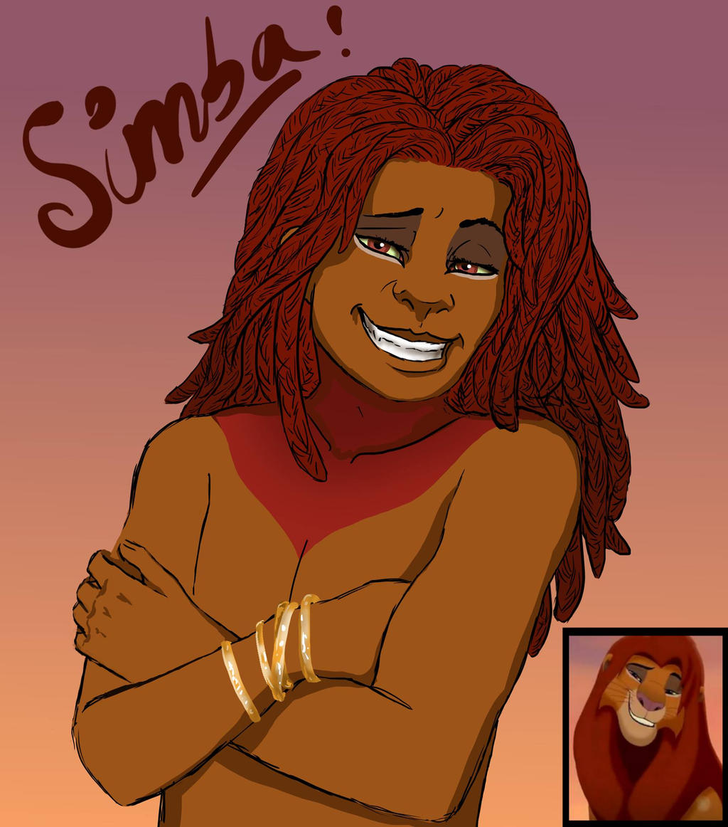 Simba Anthropomorphized Human Simba by Kelathi on DeviantArt