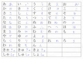 Hiragana Handwriting