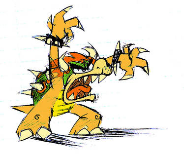 Cartoon Bowser Scares Me