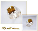 Tiger Eye Inlay Ring by jessa1155