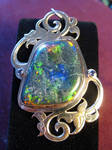 Andamooka Opal Pendant by jessa1155