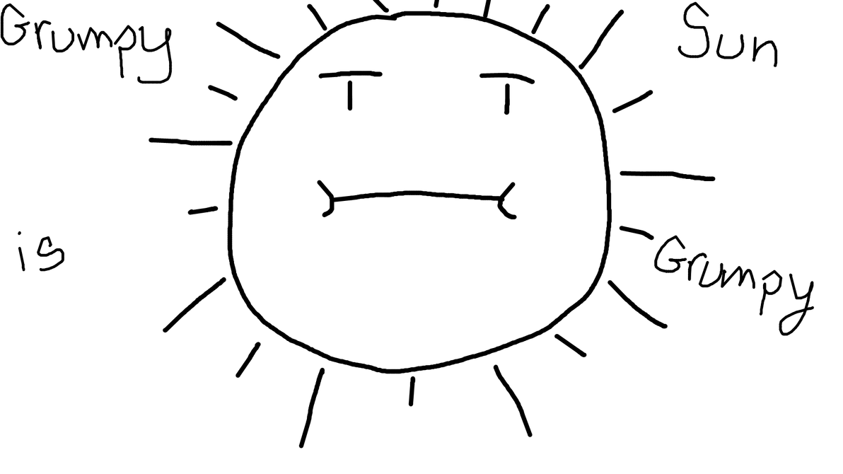 Grumpy Sun by Calxus on DeviantArt
